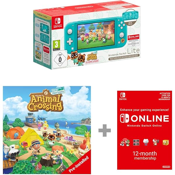 Nintendo Switch Lite Coral: Isabelle Alhoa Edition + Animal